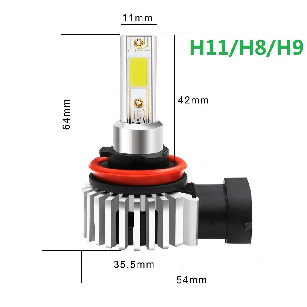 LED- bil forlygte (2 stk.)